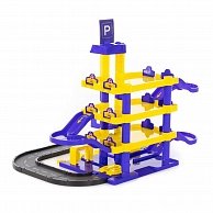 Игровой набор Полесье Паркинг JET 4-уровневый с дорогой (в коробке)  (40220)