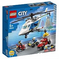 Конструктор LEGO  Погоня на полицейском вертолёте (60243)