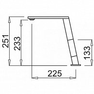 Смеситель Elleci Blade M79 Aluminium