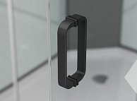 Душевой уголок Ambassador Queen Black прямоугольный 120x80x200 (прозрачное стекло / профиль черный) 11011205L