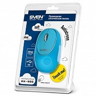 Мышь SVEN RX-555  Antistress Silent USB Blue
