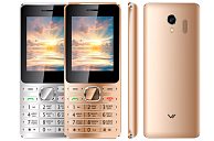 Мобильный телефон Vertex D508 золото/металлик