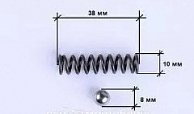 Пружина и шарик вилки передач R180/180N