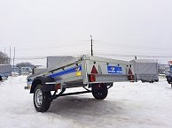 Прицеп Кремень профи 2,5*1,56 с бортом 50 см без тента
