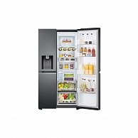 Холодильник с морозильником LG GC-L257CBEC Черный GC-L257CBEC