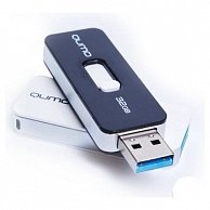 USB Flash QUMO  32GB 3.0 Slider 01  Black and White