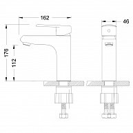 Смеситель для умывальника Lemark LM0306C