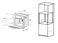 Шкаф духовой электрический Maunfeld  EOEC.586S1