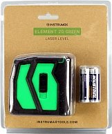 Лазерный нивелир  Instrumax Element 2D Green [IM0119] черный, зеленый IM0119