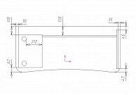 Стол компьютерный  Сокол  КСТ-105.1 (дуб сонома/белый)