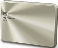 Внешний жёсткий диск WD My Passport Ultra Metal Edition 1Tb WDBTYH0010BCG-EESN Gold