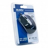 Мышь SVEN RX-500 Silent Black USB