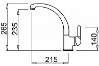 Смеситель Elleci Po M73 Titanium