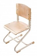 Комплект Дэми СУТ.14-02 Парта + деревянный стул (бежевый, клен)