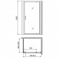 Душевой уголок Gemy Sunny Bay S28150-A100