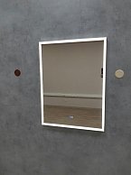 Зеркало Континент Frame LED  700x1000 Silver