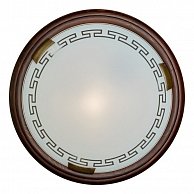 Светильник Sonex VUALE 308 SN 107  белый/коричневый