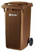 Мусорный контейнер ESE 240 л коричневый