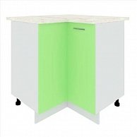 Шкаф-стол угловой  Кортекс-мебель Корнелия ЛИРА НШУ Зелёный, Марсель