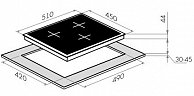 Варочная панель Maunfeld EVI.453-BK черный