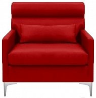 Кресло Бриоли Отто L19 красный