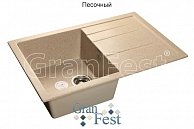 Кухонная мойка  GranFest QUADRO GF - Q780L  песочный