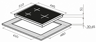 Варочная панель Maunfeld EGHE.43.33CW/G