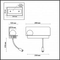 Светильник Odeon Light 4202/6WL SHELF