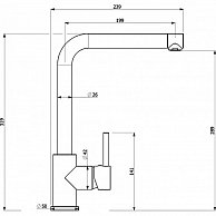 Смеситель AquaSanita 5553 111 silica