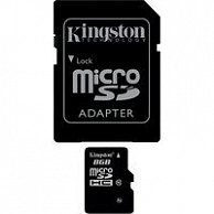 Карта памяти microsdhc 8gb Kingston microSDHC (class 10) 8 Гб (SDC10/8GB)