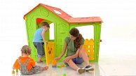 Детский уличный игровой домик Magic Villa House - бирюзово-зеленый