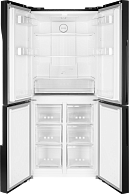 Холодильник с инвертором Maunfeld MFF182NFBE черный