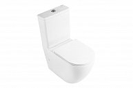 Чаша унитаза безободкового, P-trap BelBagno Sfera-R BB2141CPR белый