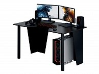 Компьютерный стол MFMaster Форсаж-2 черный / черный (МСТ-СИФ-02-ЧР-ЧР-16)
