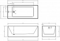 Ванна акриловая Abber AB9274 -1.5