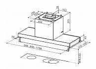 Вытяжка Faber Stilnovo Lux A90 110.0262.640