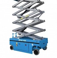 Подъемник самоходный ножничный с выдвижной платформой SKYER PLH1025