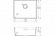 Кухонная мойка Omoikiri Tadzava 54-U-IN нерж/нержавеющая сталь (4993512)