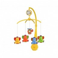 Каруселька Baby Mix  с пластиковыми игрушками (вертолет) SK/21300B