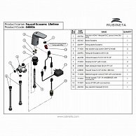 Смеситель  Rubineta Ecosens Lifetime хром (540006)