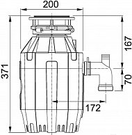 Измельчитель пищевых отходов Franke Turbo Elite TE-75 134.0535.241 красный