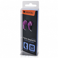 Наушнки Canyon  CNS-CEP03P  Stereo earphones with micophone, Purple
