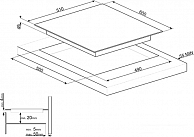 Варочная панель Smeg SI1M7633B черный