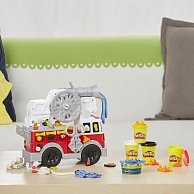 набор для лепки Hasbro Play-Doh Пожарная Машина разноцветный E6103