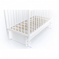 Детская кроватка Bambini Euro Style М 01.10.05 (белый)