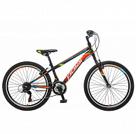 Велосипед Polar SONIC 24 (черный-оранжевый)