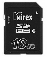 Карта памяти sdhc Mirex 16GB class 10 (13611-SD10CD16)