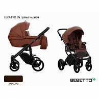 Детская универсальная коляска Bebetto  LUCA PRO (2 в 1, 05) коричневый