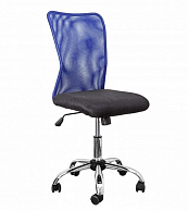Кресло поворотное AksHome   ARTUR синий+черный