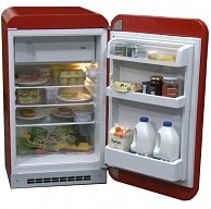 Холодильник с верхней морозильной камерой Smeg FAB10RR